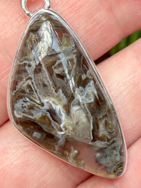 Turkish Tube Agate Pendant