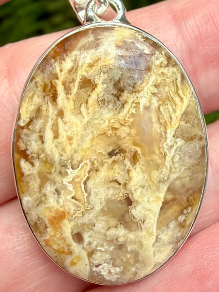 Graveyard Plume Agate Pendant - Morganna’s Treasures