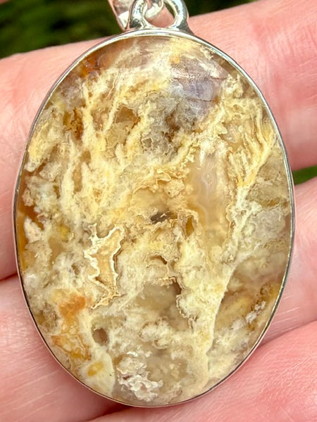 Graveyard Plume Agate Pendant - Morganna’s Treasures