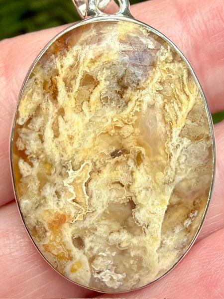 Graveyard Plume Agate Pendant - Morganna’s Treasures
