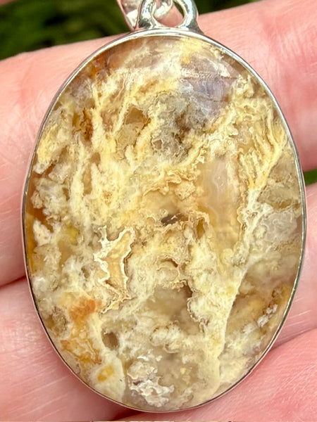 Graveyard Plume Agate Pendant - Morganna’s Treasures
