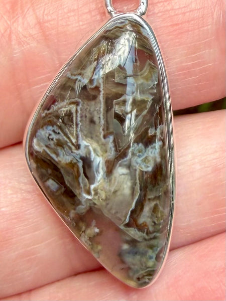 Turkish Tube Agate Pendant