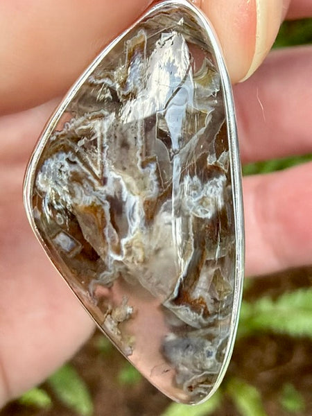 Turkish Tube Agate Pendant
