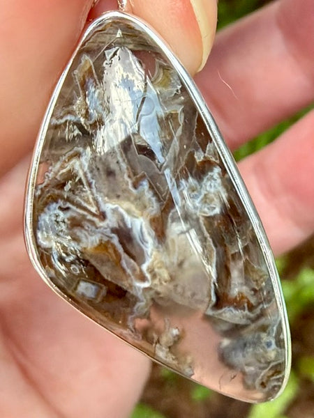 Turkish Tube Agate Pendant