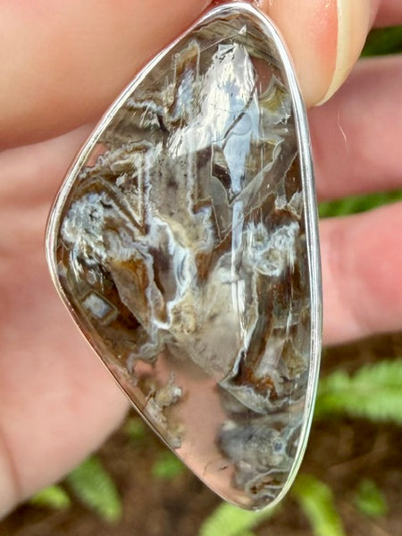 Turkish Tube Agate Pendant