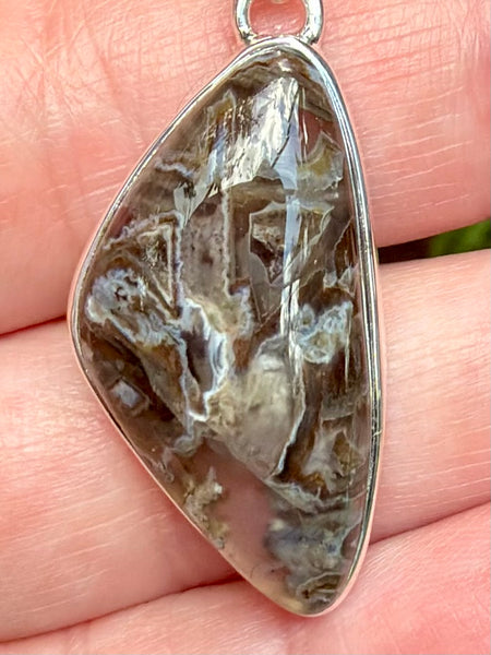 Turkish Tube Agate Pendant