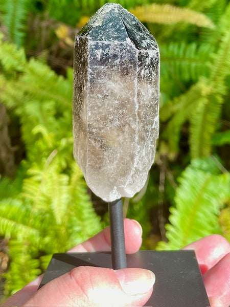 Smoky Quartz Point on Metal Base - Morganna’s Treasures