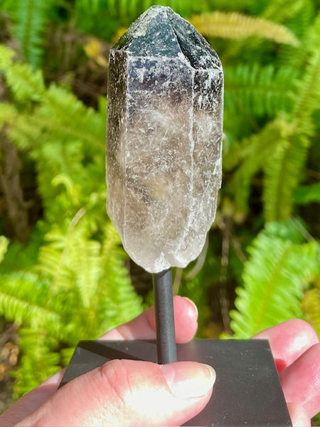 Smoky Quartz Point on Metal Base - Morganna’s Treasures