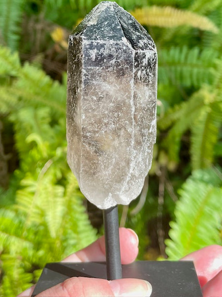 Smoky Quartz Point on Metal Base - Morganna’s Treasures