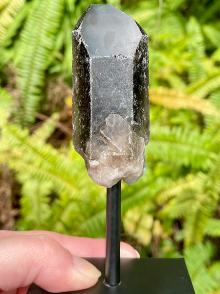 Smoky Quartz Point on Metal Base - Morganna’s Treasures