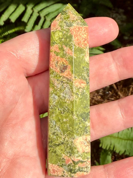 Unakite Healing Wand