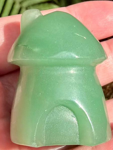 Green Aventurine Mushroom House