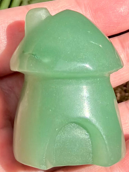 Green Aventurine Mushroom House