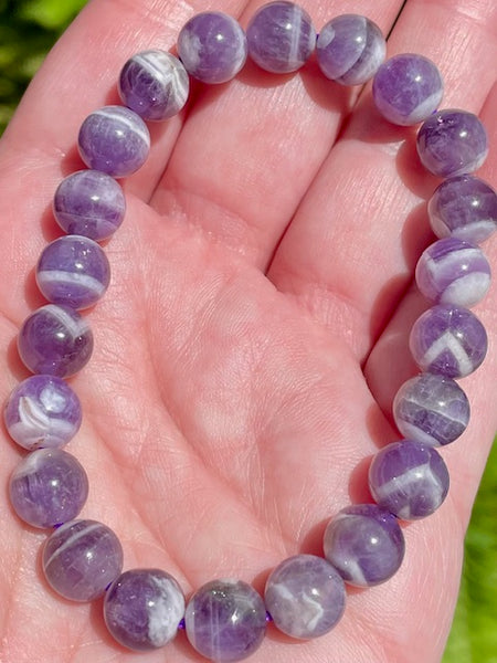 Chevron Amethyst Bracelet - Morganna’s Treasures