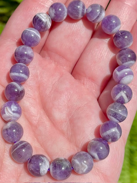 Chevron Amethyst Bracelet - Morganna’s Treasures