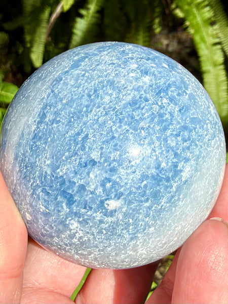 Blue Calcite Sphere - Morganna’s Treasures