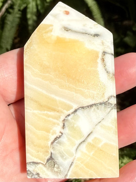 Banded Calcite Tower - Morganna’s Treasures