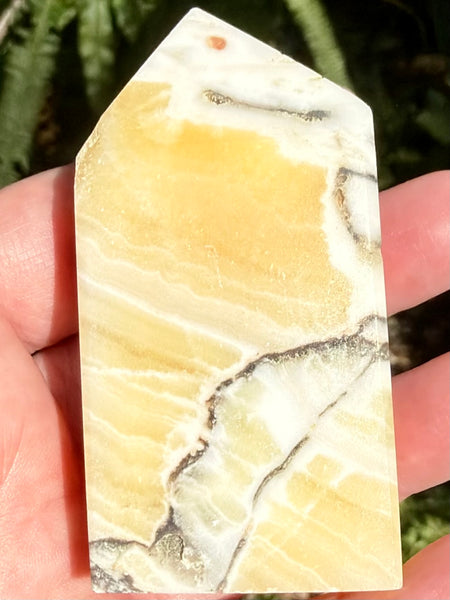Banded Calcite Tower - Morganna’s Treasures