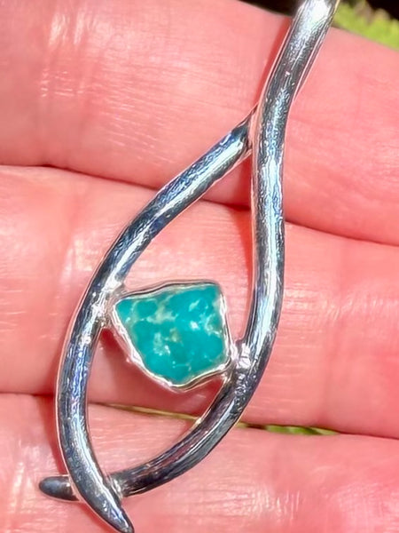 Sleeping Beauty Turquoise Pendant - Morganna’s Treasures