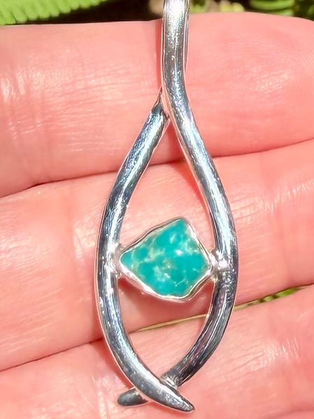 Sleeping Beauty Turquoise Pendant - Morganna’s Treasures