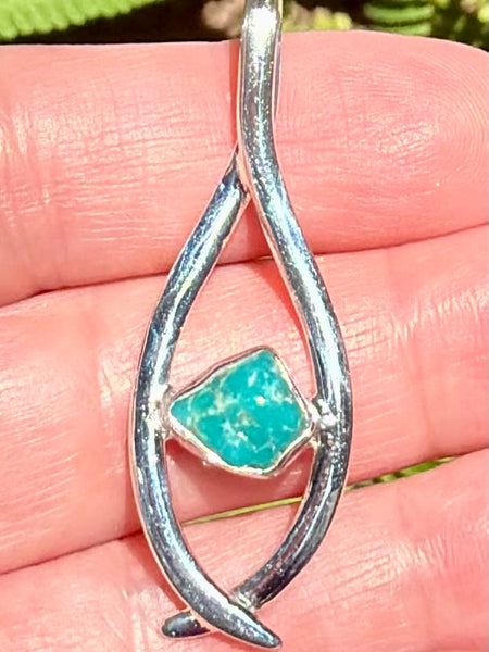 Sleeping Beauty Turquoise Pendant - Morganna’s Treasures