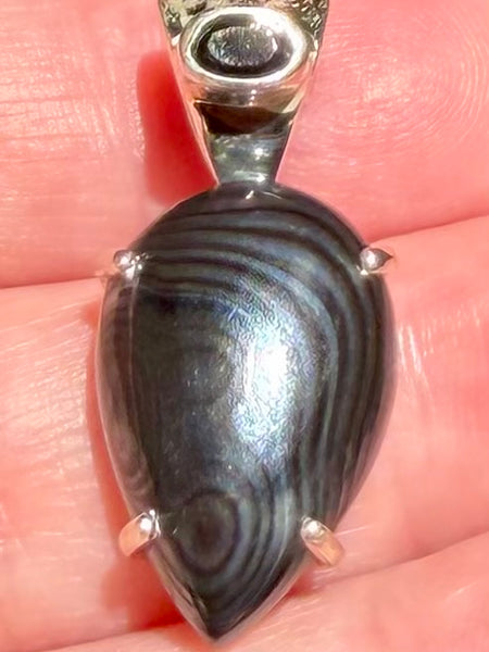 Psilomelane & Black Onyx Pendant - Morganna’s Treasures