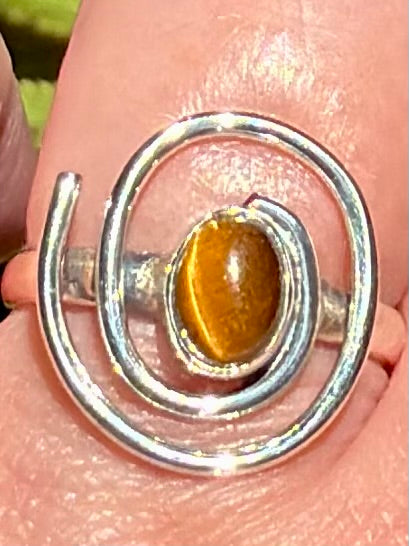 Tigers Eye Ring Size 8 - Morganna’s Treasures