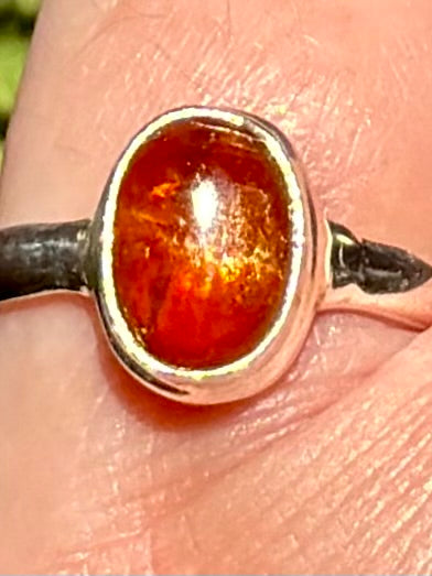 Orange Kyanite Ring Size 8 - Morganna’s Treasures