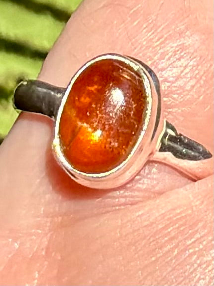 Orange Kyanite Ring Size 8 - Morganna’s Treasures