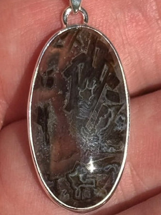 Turkish Tube Agate Pendant