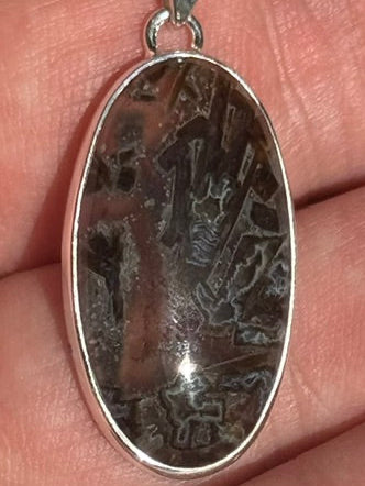Turkish Tube Agate Pendant