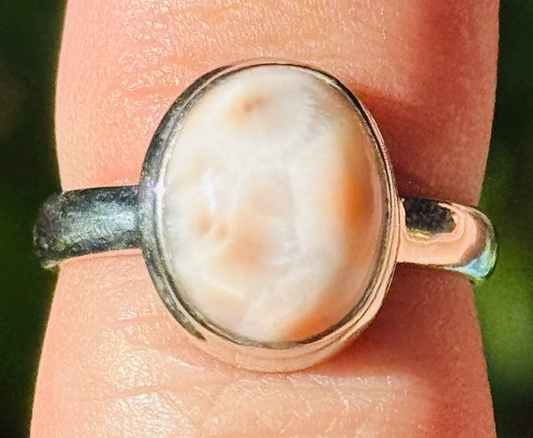 Natrolite Ring Size 6
