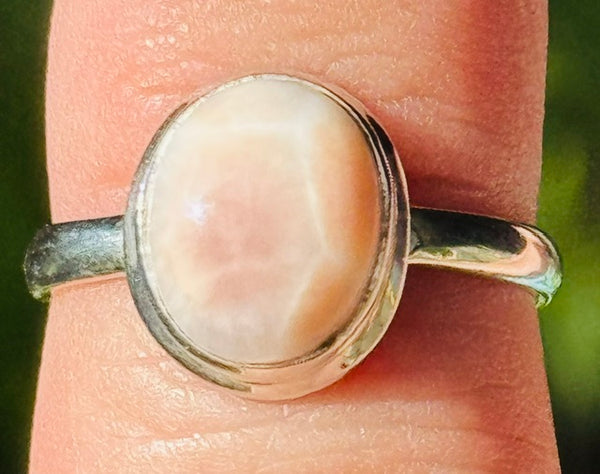 Natrolite Ring Size 6.5