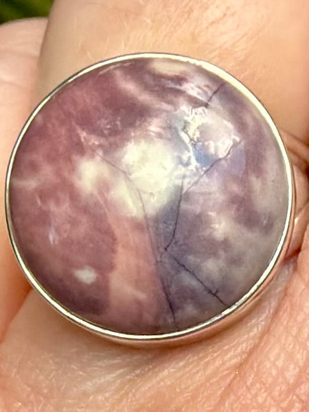 Porcelain Jasper Ring Size 8.5