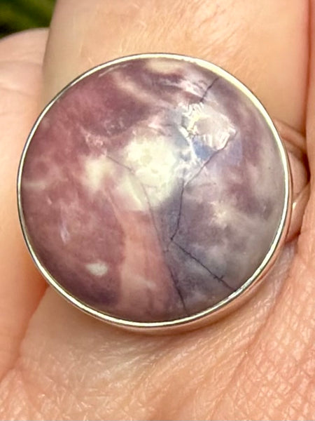 Porcelain Jasper Ring Size 8.5