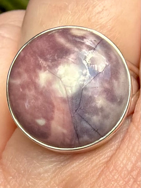 Porcelain Jasper Ring Size 8.5