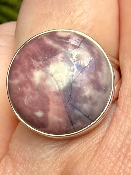 Porcelain Jasper Ring Size 8.5