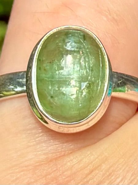 Green Kyanite Ring Size 8 - Morganna’s Treasures