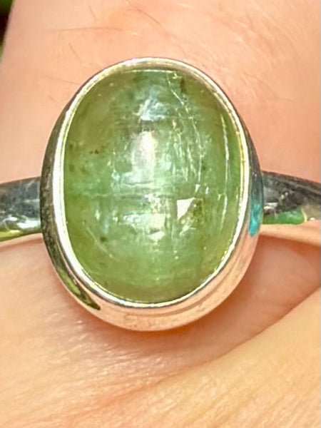 Green Kyanite Ring Size 8 - Morganna’s Treasures