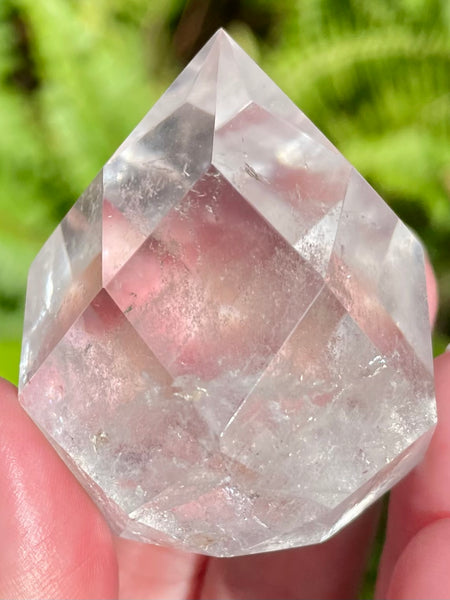 Gorgeous Faceted Clear Quartz Flame - Morganna’s Treasures 