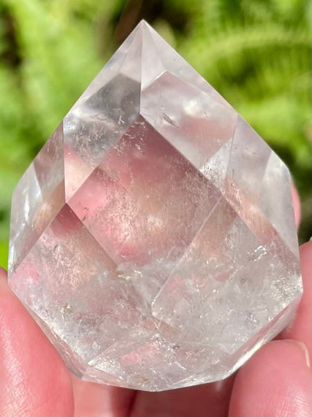 Gorgeous Faceted Clear Quartz Flame - Morganna’s Treasures 