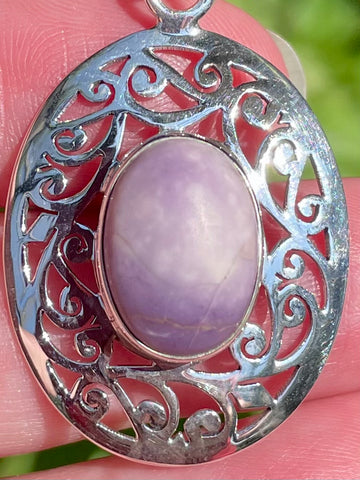 Violet Flame Opal Pendant - Morganna’s Treasures 