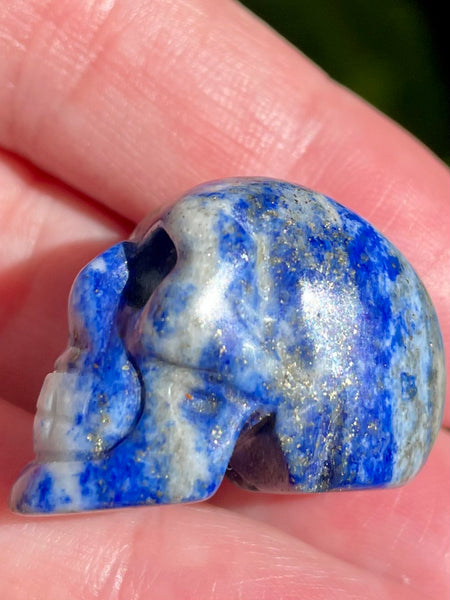 Small Lapis Lazuli Skull - Morganna’s Treasures 