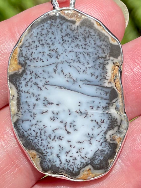 Merlinite (Dendritic Opal) Pendant - Morganna’s Treasures 