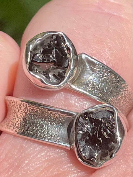 Rough Russian Shungite Ring Size 8 - Morganna’s Treasures 