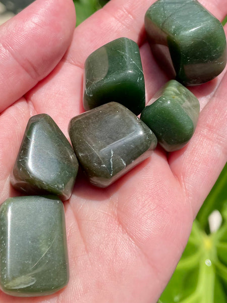 Jade Tumbled Stones - Morganna’s Treasures 