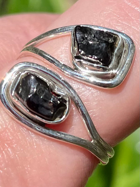 Rough Russian Shungite Ring Size 9 - Morganna’s Treasures 