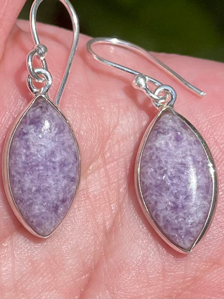 Lepidolite Earrings - Morganna’s Treasures 