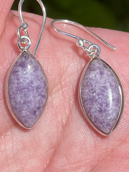 Lepidolite Earrings - Morganna’s Treasures 