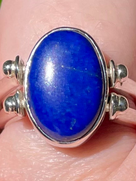 Reversible Labradorite and Lapis Lazuli Ring Size 8 - Morganna’s Treasures 